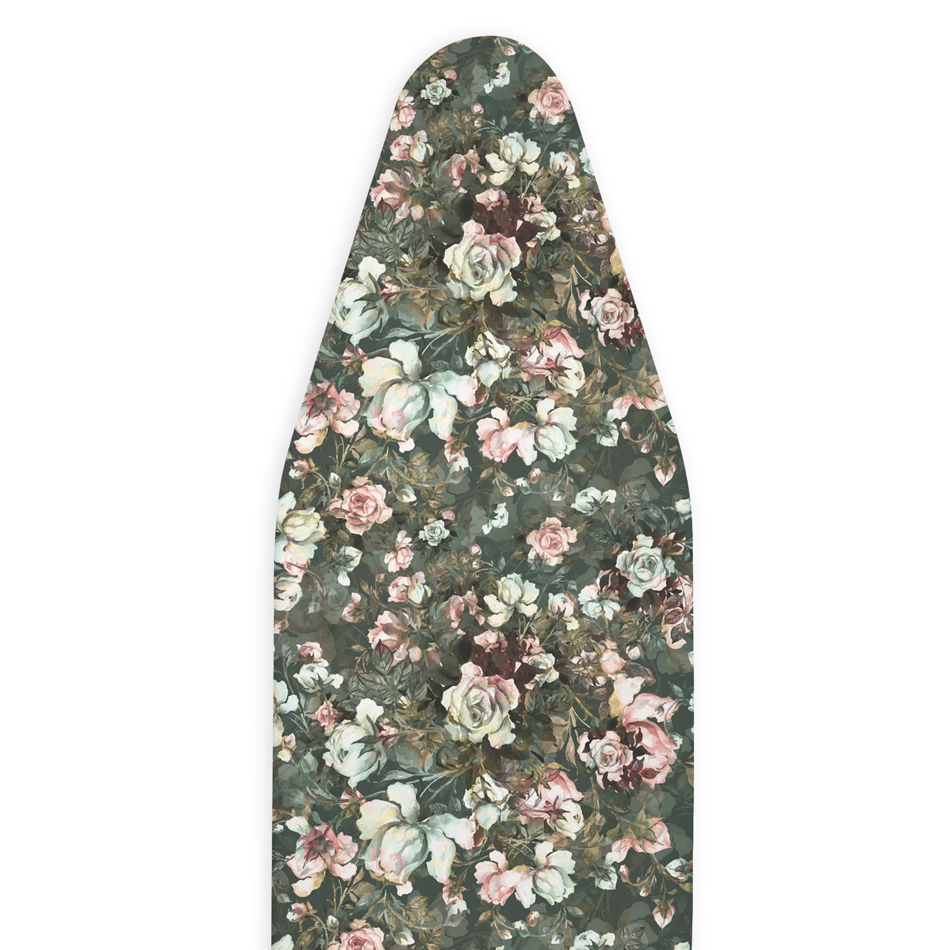 20s Sheeting - Silver Green Roses Ironing Board Cover (Pack of 1)