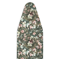 20s Sheeting - Silver Green Roses Ironing Board Cover (Pack of 1)