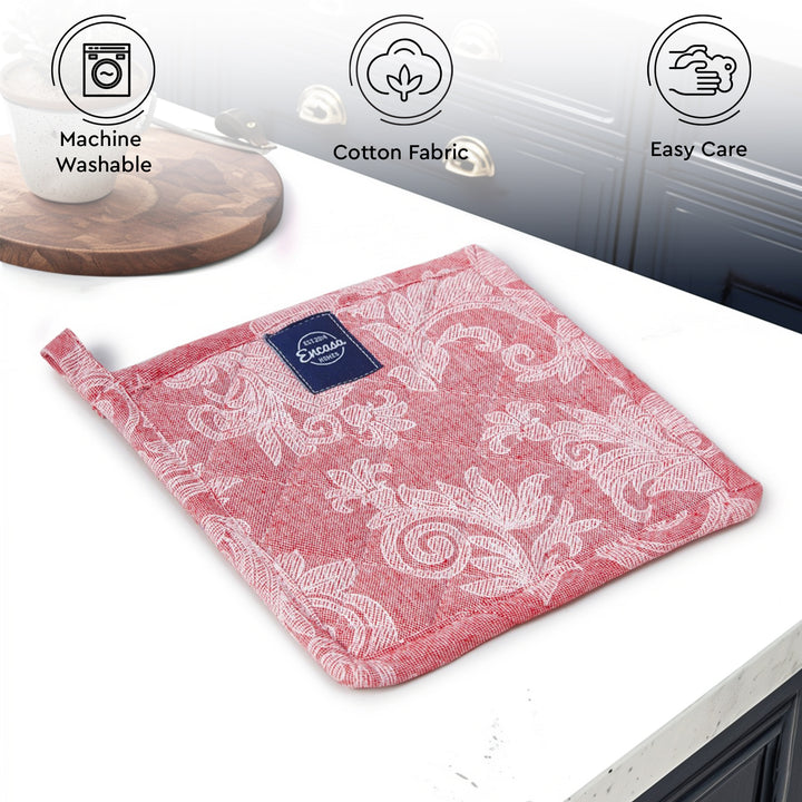 Cotton Red Potholder (Pack of 2)