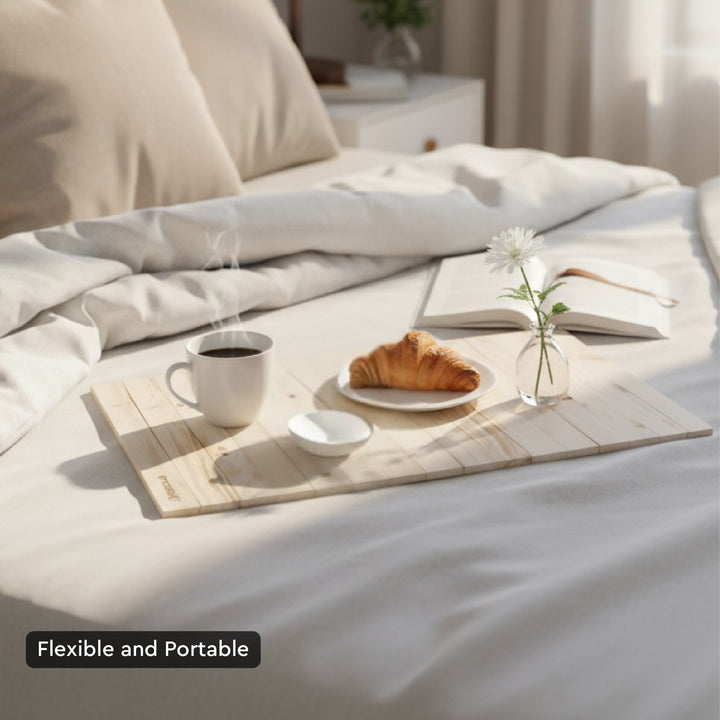 Wood Cream Wooden Tray