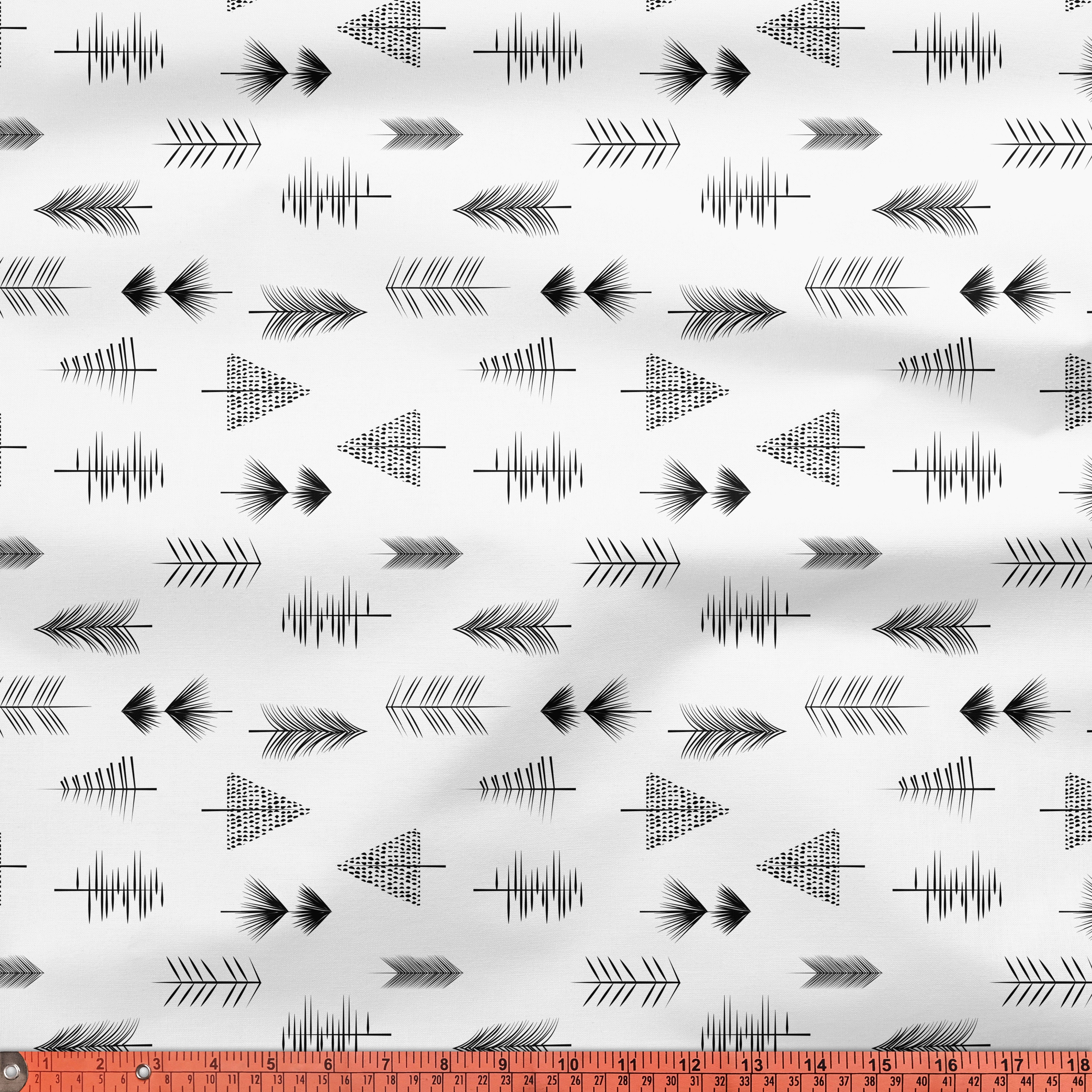 20s Sheeting Black arrow Fabric (1 Meter)