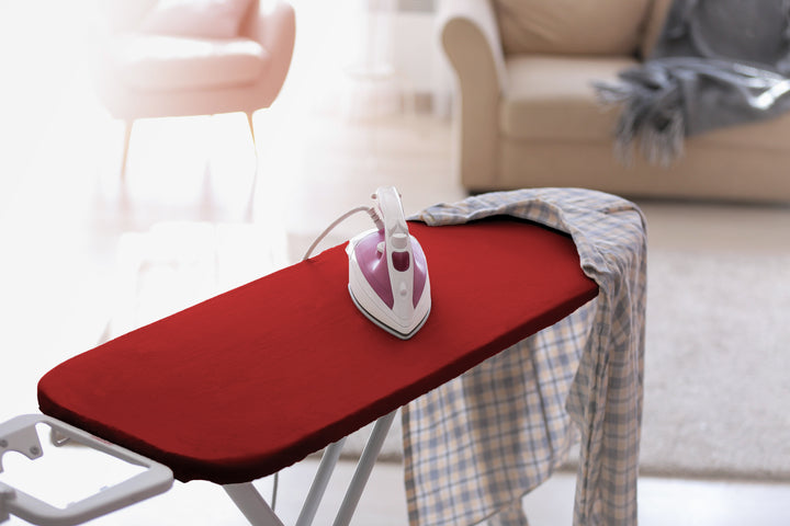 Canvas Deep Red Ironing Board Cover