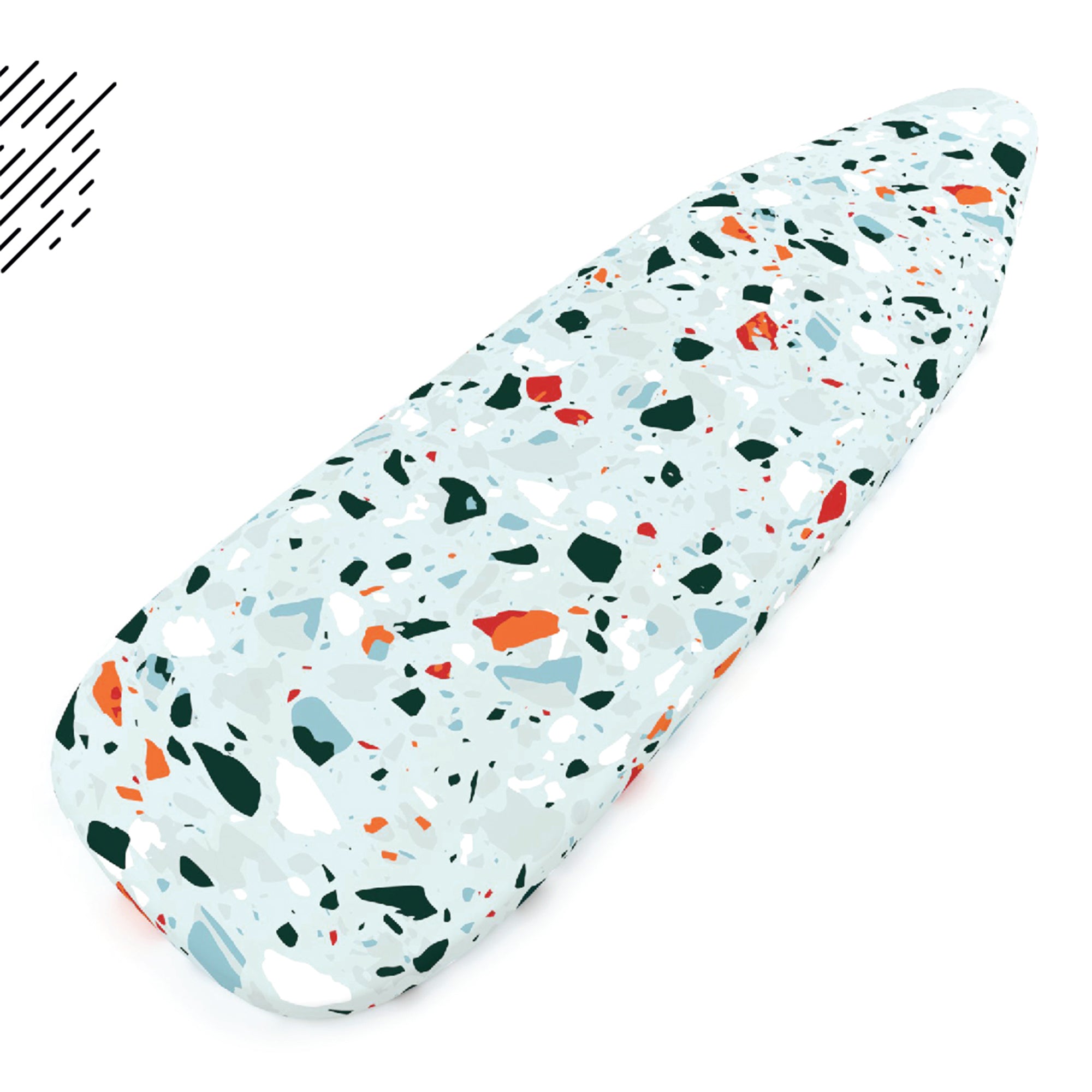Cotton Twill Terrazzo Mint Ironing Board Cover