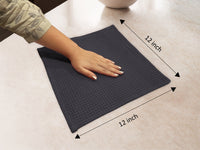Cotton Grey Dish Towel (Pack of 12)