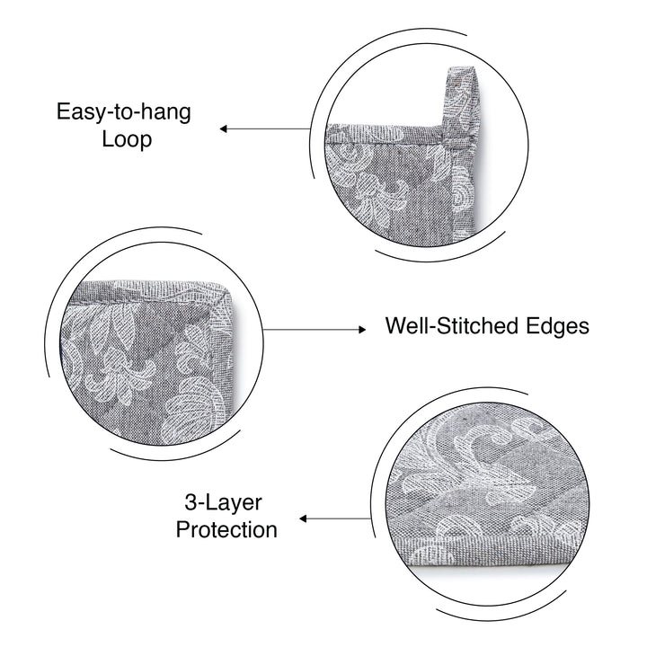 Cotton Grey Potholder (Pack of 2)