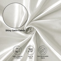 Satin Polyester Silk Frost Fabric