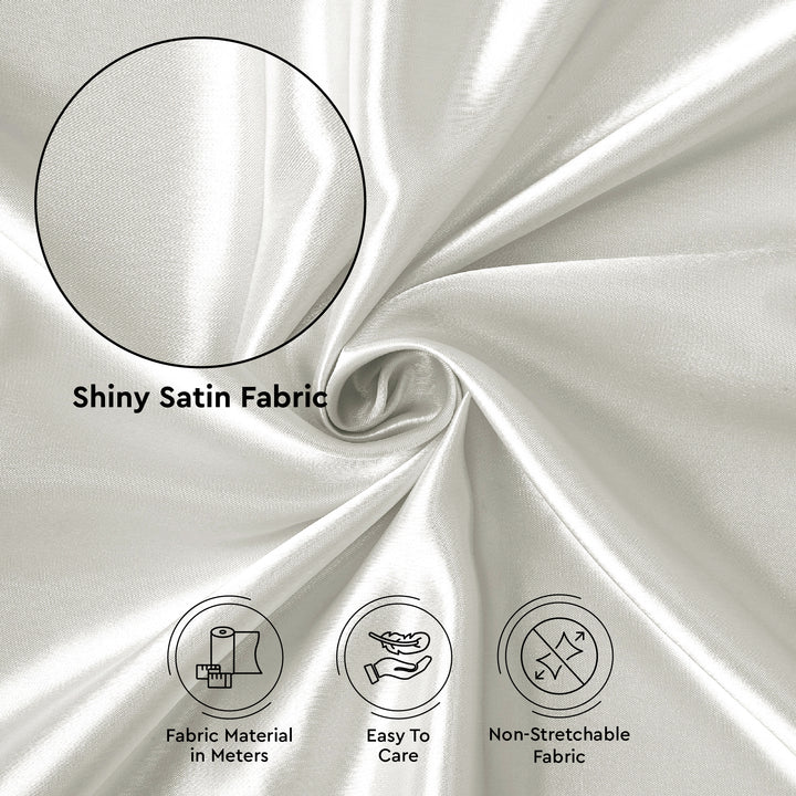 Satin Polyester Silk Frost Fabric