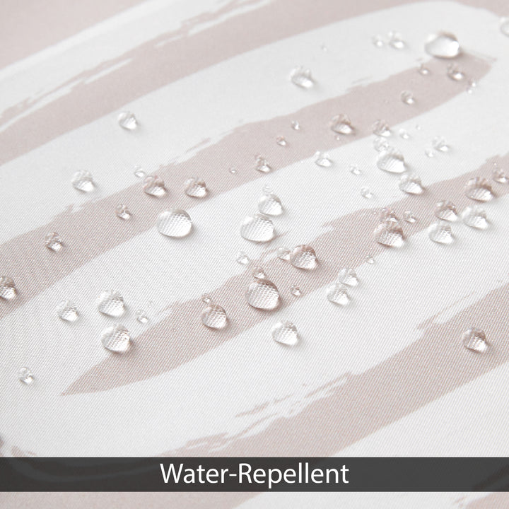 Polyester Boho Maze Beige Shower Curtain (Pack of 1)