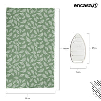 20s Sheeting Big Leaves Green Ironing Mat (Pack of 1)