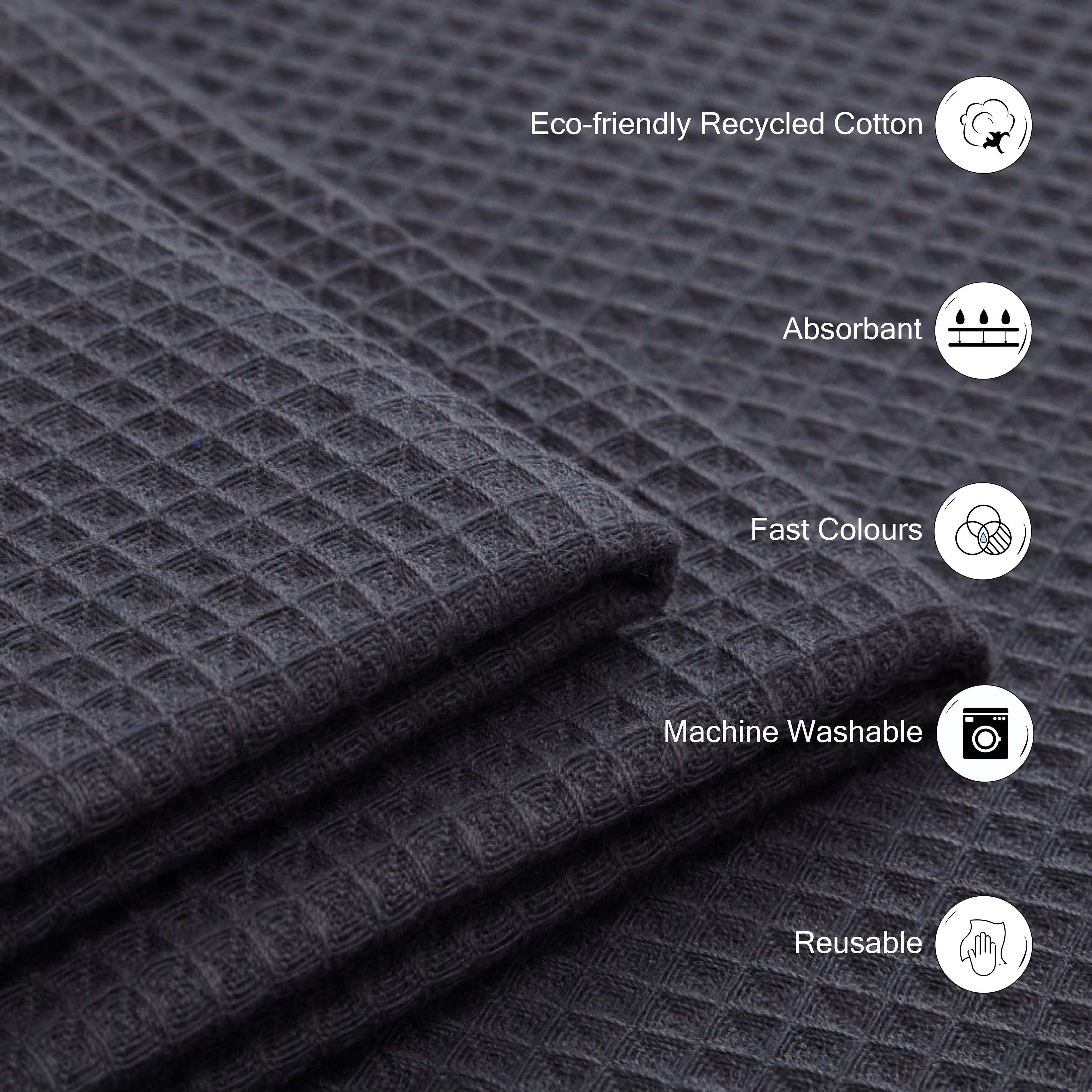 Cotton Grey Dish Towel (Pack of 12)