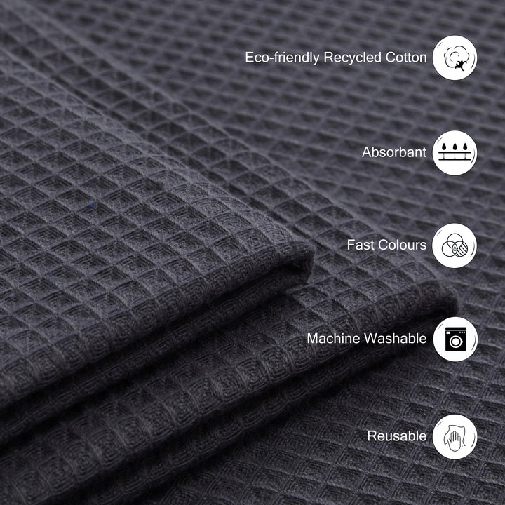 Cotton Grey Dish Towel (Pack of 12)