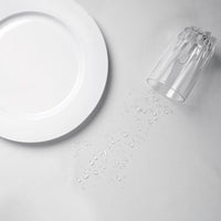 Polyester White Table Cloth (Pack of 1)