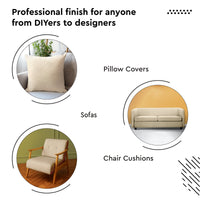 Quilted Polyester Fabric Beige Fabric