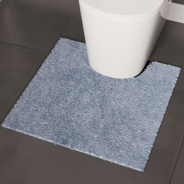 Cotton Light Blue Bathmat (Pack of 2)