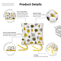 20s Sheeting Yellow Moon Chairpad (Pack of 4)