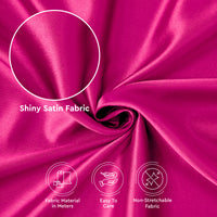Satin Polyester Silk Fushion Fabric
