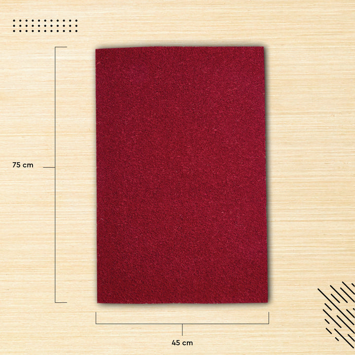 Coir Door Mats for Home Entrance Thick Anti-slip Welcome Doormat with PVC Back | Ideal for Indoor, Outdoor, Patio, Home and Office | Durable and Easy to Clean