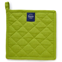 Cotton Lime Green Pot Holders (Pack of 2)