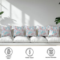 Micro Teardrops Lilac Cushion Cover