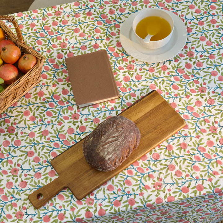 20s Cotton Twill Pink Table Cloth (Pack of 1)