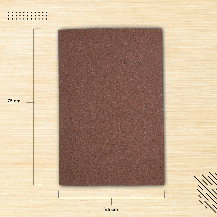 Coir Door Mats for Home Entrance Thick Anti-slip Welcome Doormat with PVC Back | Ideal for Indoor, Outdoor, Patio, Home and Office | Durable and Easy to Clean