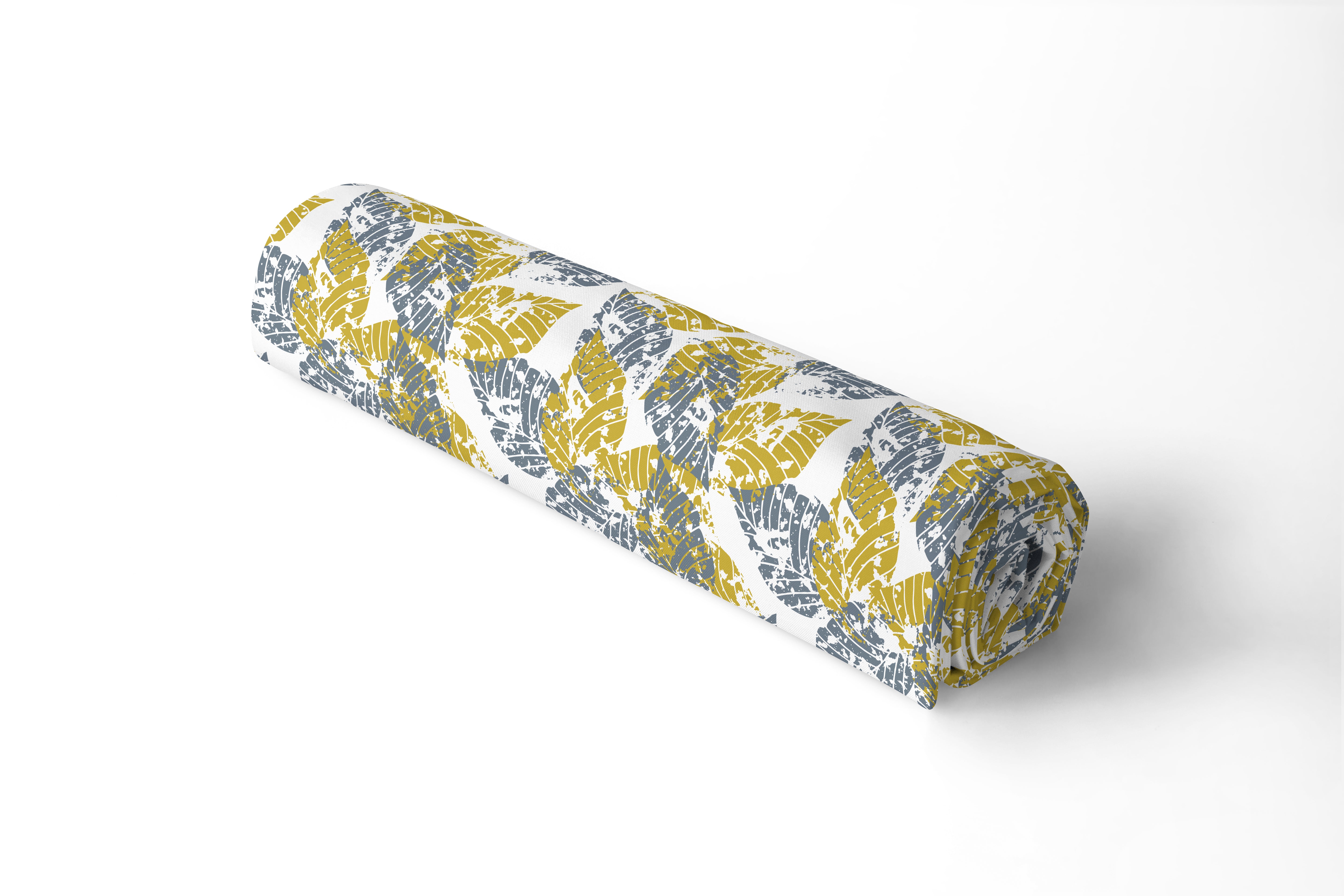 Polyester Printed Dry Leaves Fabric (Pack of 1)