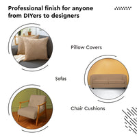 Embossed Velvet Beige Fabric