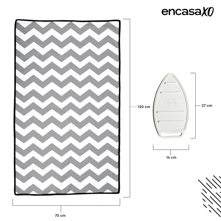 20s Sheeting Zig Zag Ironing Mat (Pack of 1)