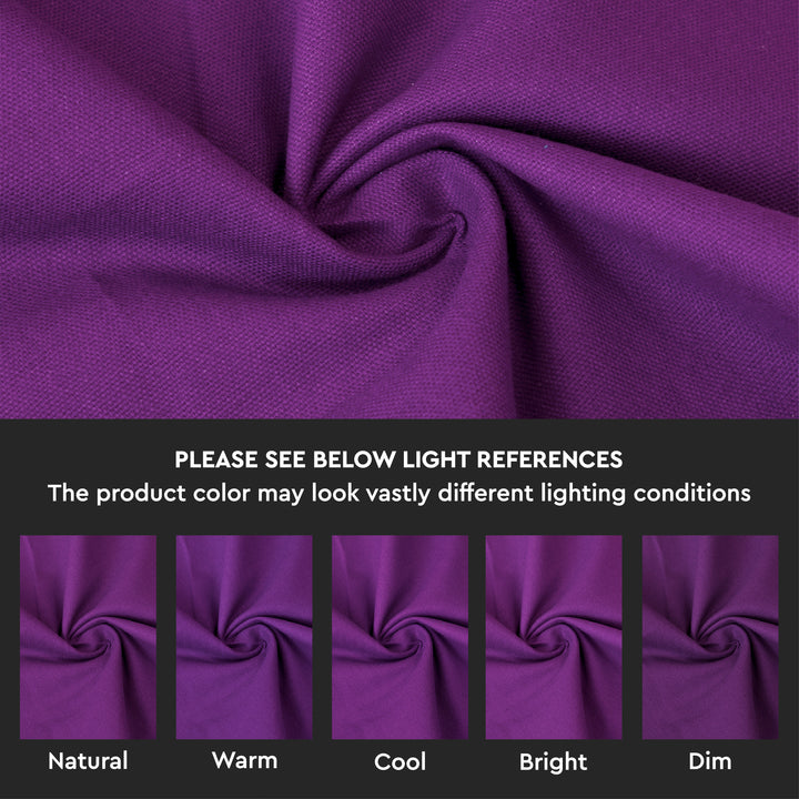 Cotton Purple Table Napkins (Pack of 12)