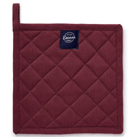 Yarn Dyed Cotton Maroon Potholder (Pack of 4)