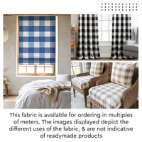 Furnishing Fabric by meter 150 cm (60 inch) | Woven Cotton Sofa Chair Unstitched Cloth Material for Curtain, Cushion, Upholstery, Bedcover