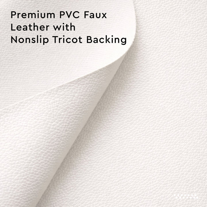 PVC Leather Cream Table Runner (Pack of 1)