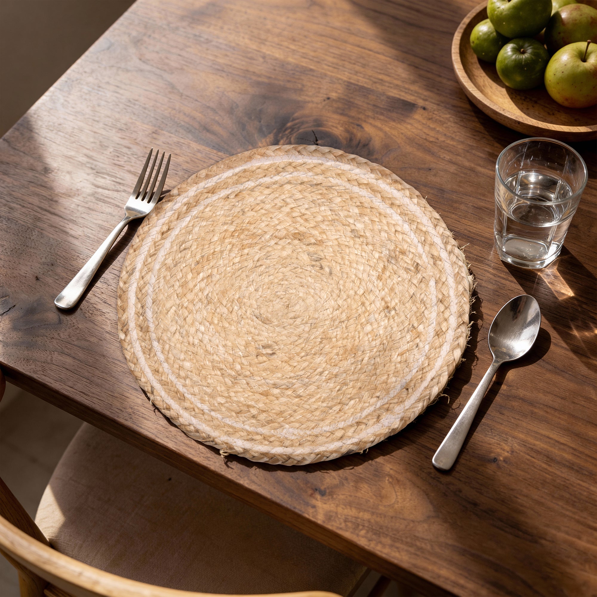 Jute Off White & Jute Natural Bleach Placemat