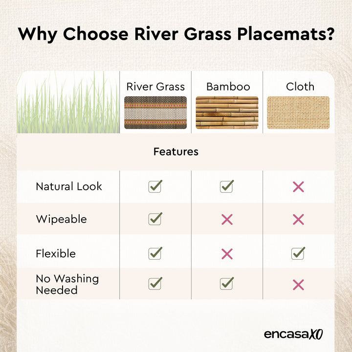 Madur Kathi Black Placemat (Pack of 4)