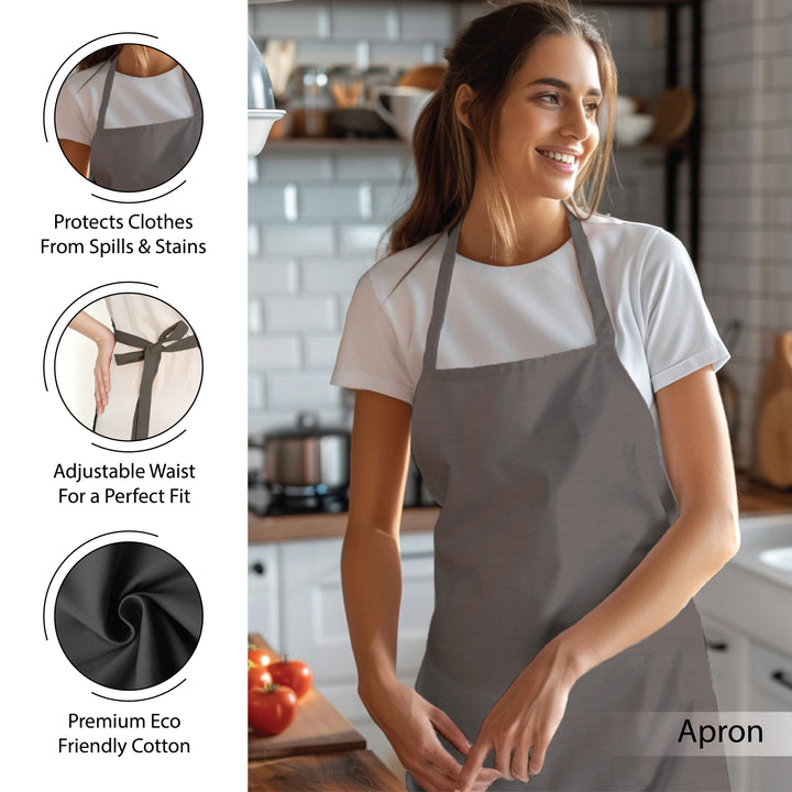 Cotton Grey Combo Kitchen Set (Pack of 21)
