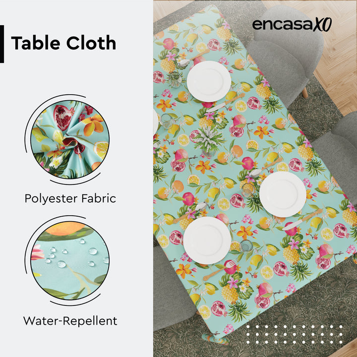 Polyester Pineapple Table Cloth (Pack of 1)