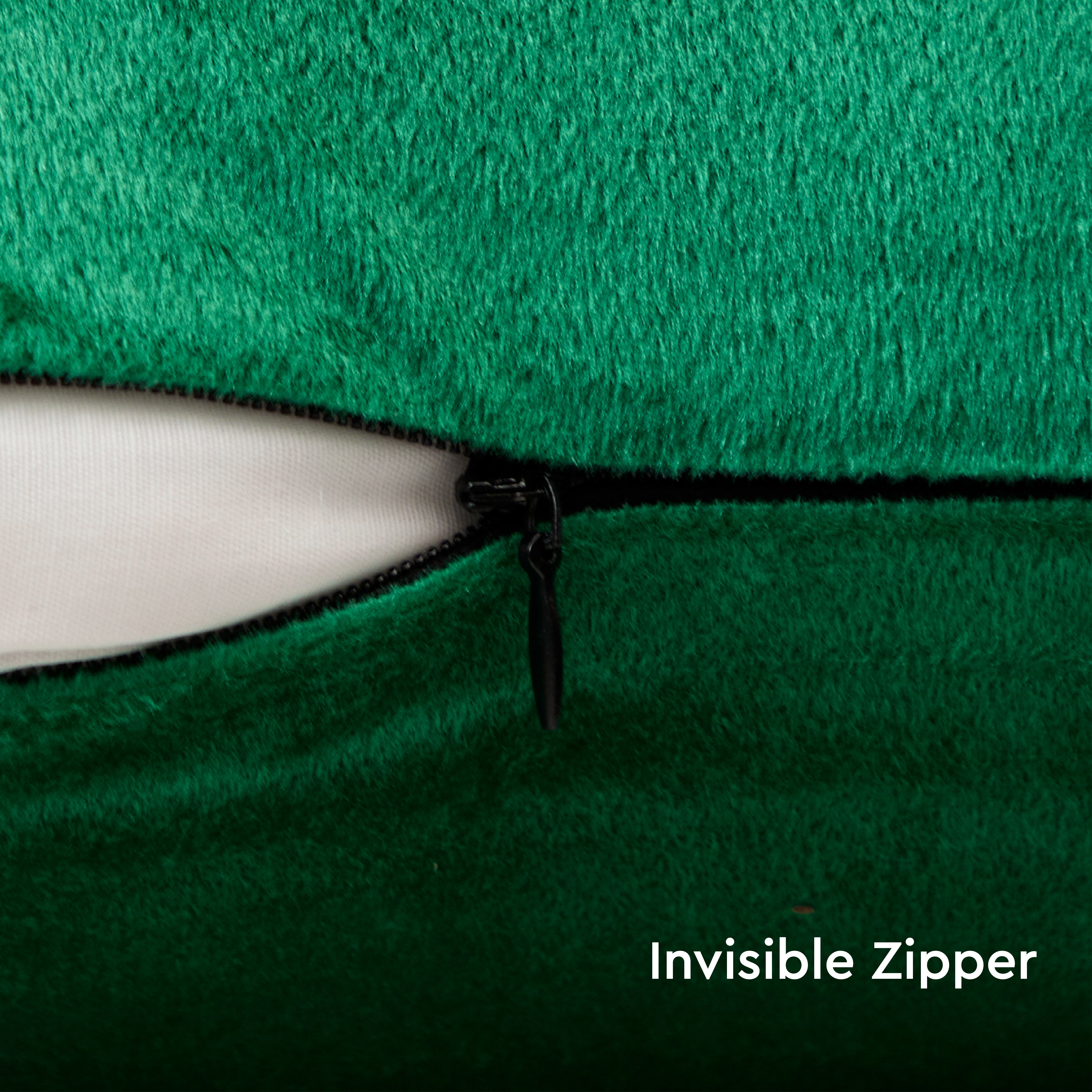 Velvet Green Cushion Cover (Pack of 2)