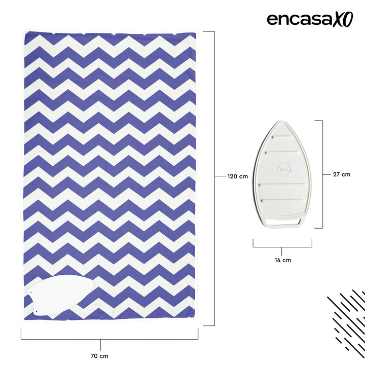 20s Sheeting Zig Zag Peri Ironing Mat (Pack of 1)