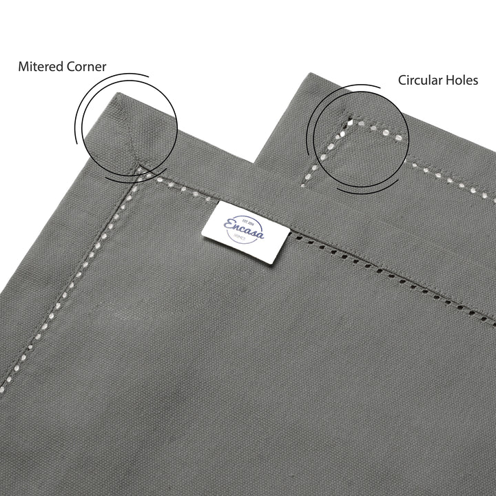 Cotton Grey Table Runner (Pack of 1)