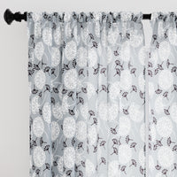 Polyester Dandelion Curtain (Pack of 2)