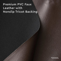 PVC Leather Chocolate Table Runner (Pack of 1)
