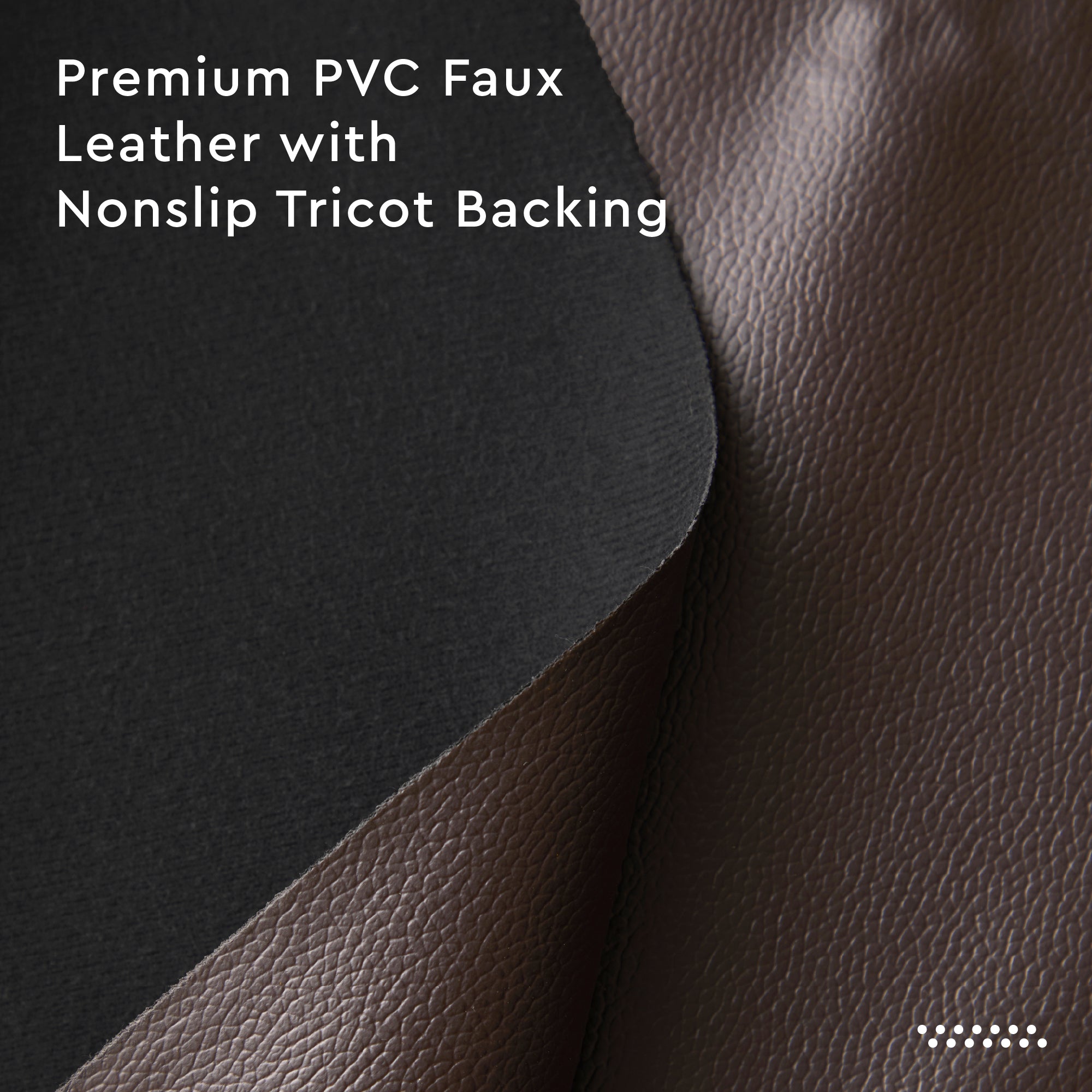 PVC Leather Chocolate Table Runner (Pack of 1)