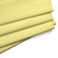 20s Sheeting Yellow Checks Fabric (1 Meter)