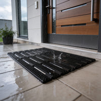 Rubber Shower Mats Heavy Duty Anti-Skid Floor Mats for Door, Bathroom, Kitchen & Home Entrance | PVC Non-Slip Drainage Mat for Wet & Dry Areas