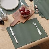 PU Leather Green Placemat