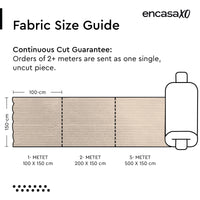 Corduroy Fabric by the Meter, 59" Wide Premium 238 GSM Polyester Upholstery & Sewing Material, Soft Ribbed Fabric for Sofa/Cushion Covers, Trousers, Curtains & DIY Crafts