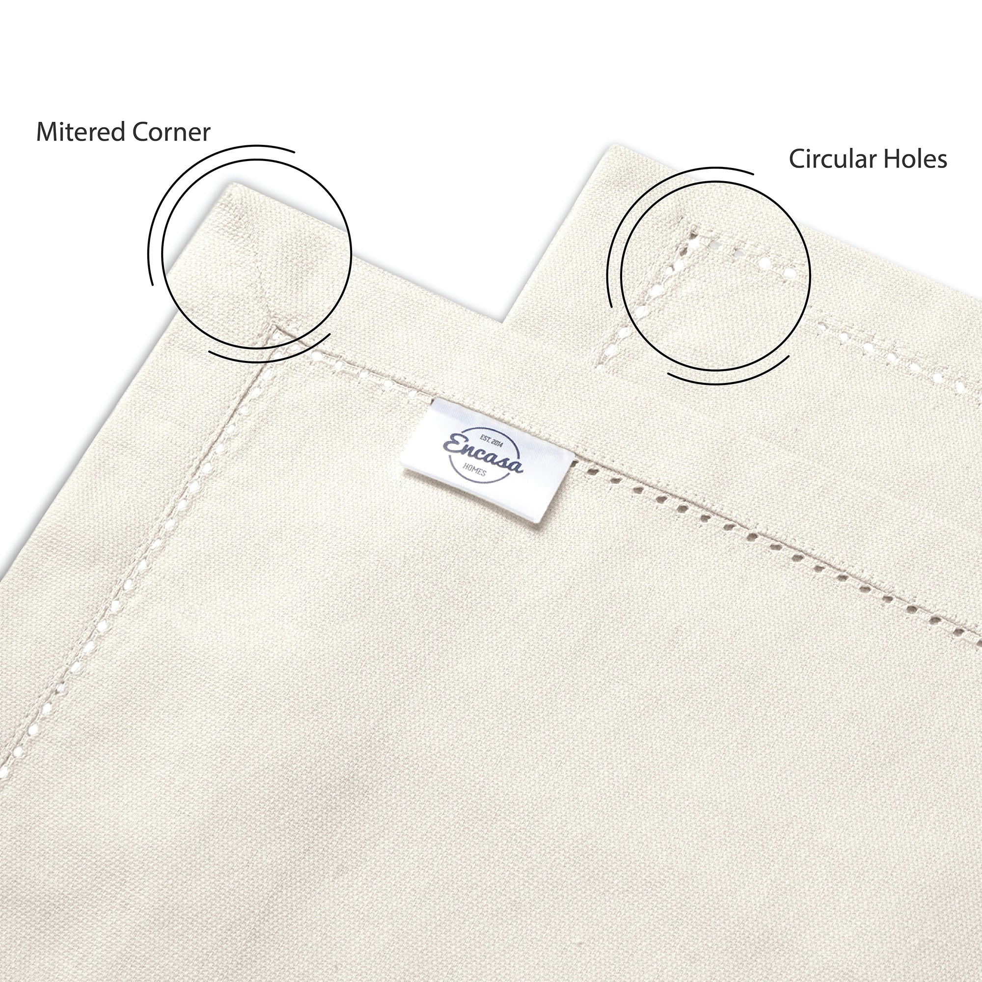 Cotton Natural Table Runner (Pack of 1)