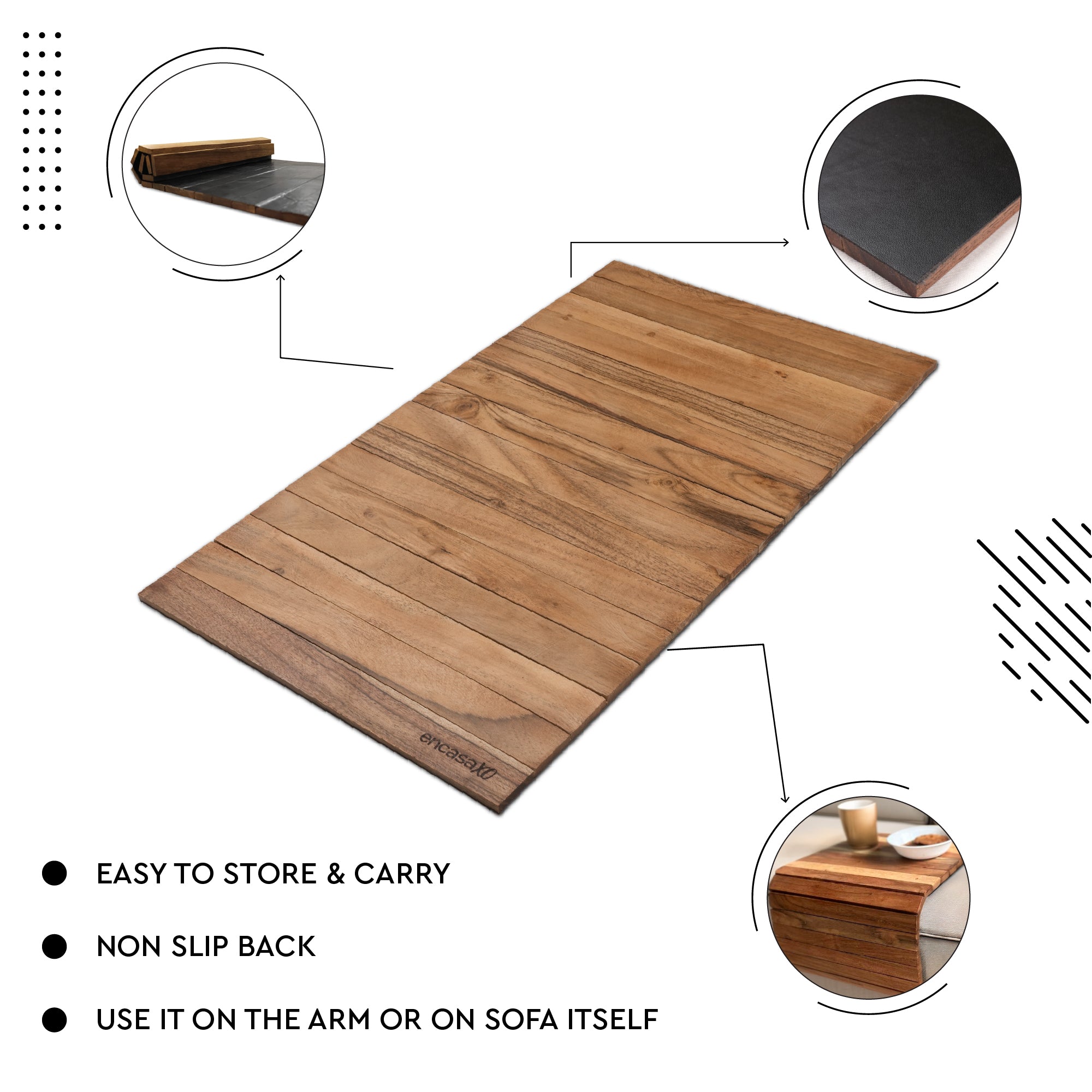 Wood Brown Wooden Tray