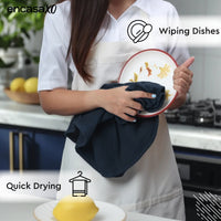 Cotton Multicolor 4 Kitchen Towel (Pack of 12)