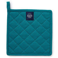 Yarn Dyed Cotton Azul Blue Potholder (Pack of 4)